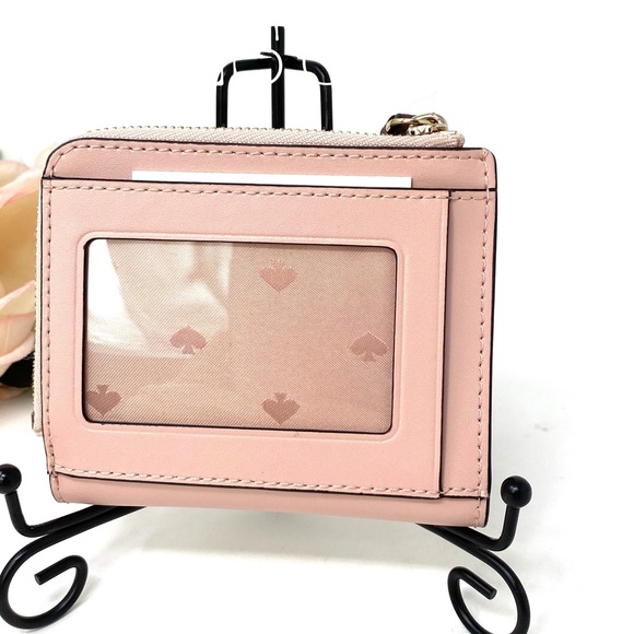 Kate♠️Spade Small ZIP Bifolder Wallet Cherrywood - Picture 2 of 7